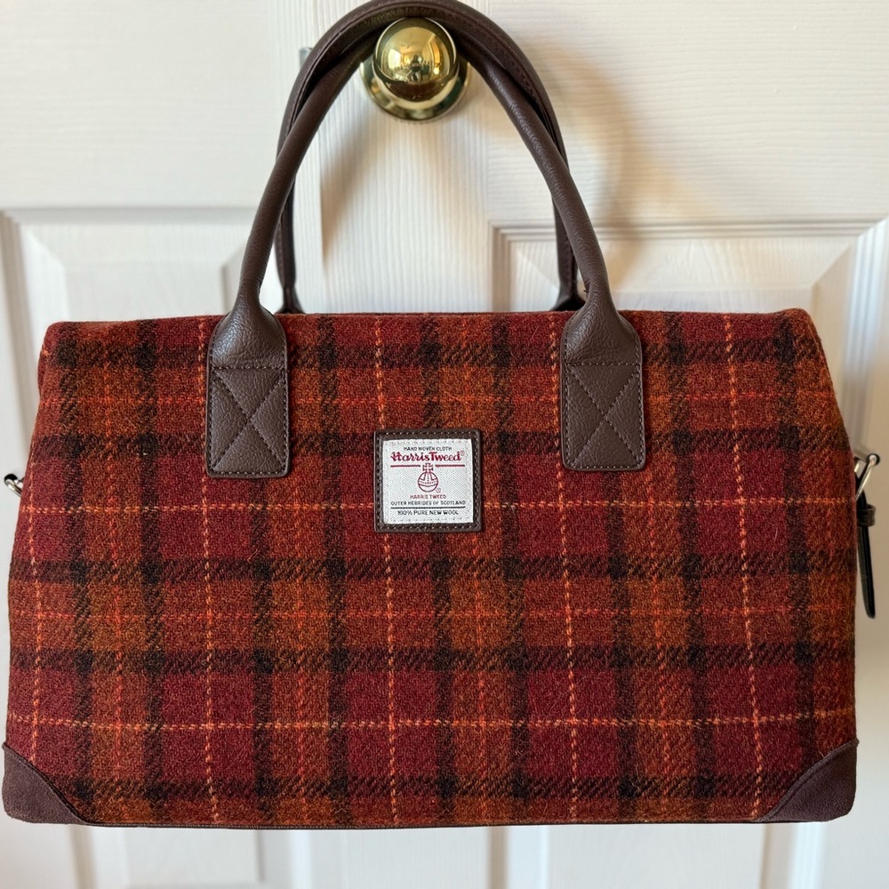 Harris Tweed Plaid Handbag